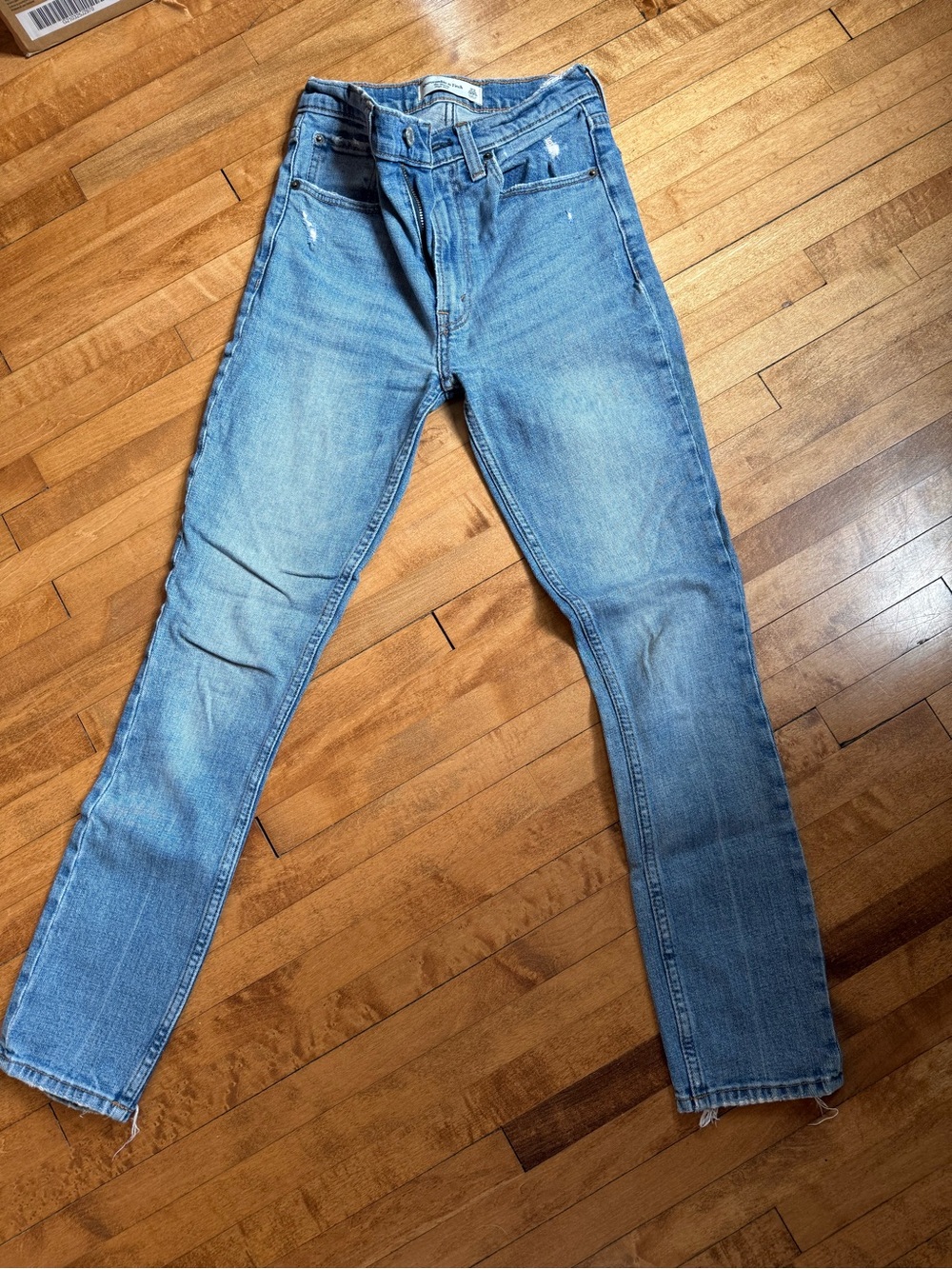 Abercrombie & Fitch Light Blue Slim Straight Jeans